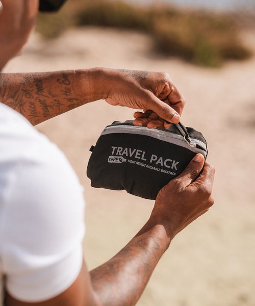 ChicoBag(チコバッグ)の「ChicoBag/チコバッグ Travel Pack rePETe/トラベルパック(エコバッグ/サブバッグ・レディース・セージグリーン/ブラック・FREE)」の14枚目の写真
