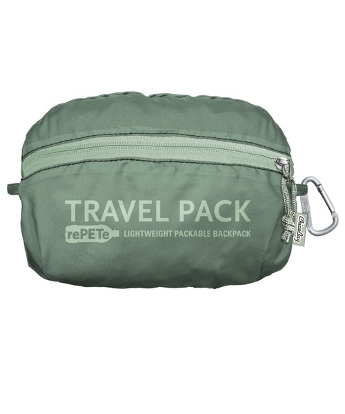 ChicoBag(チコバッグ)の「ChicoBag/チコバッグ Travel Pack rePETe/トラベルパック(エコバッグ/サブバッグ・レディース・セージグリーン/ブラック・FREE)」の6枚目の写真