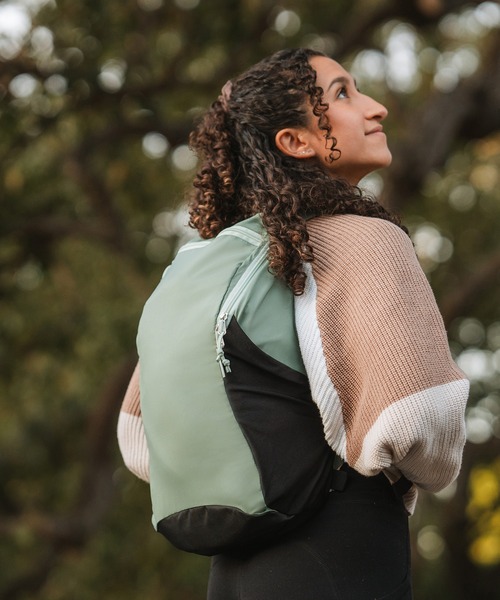 ChicoBag(チコバッグ)の「ChicoBag/チコバッグ Travel Pack rePETe/トラベルパック(エコバッグ/サブバッグ・レディース・セージグリーン/ブラック・FREE)」の9枚目の写真