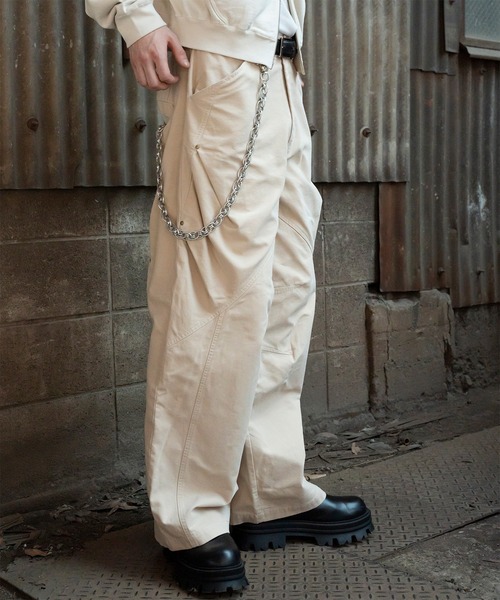 Forte ウエストサイドモダンヴィンテージライクデトロイトワイドパンツ West Side Modern Vintage Like Detroit Wide Pants/ウエスト