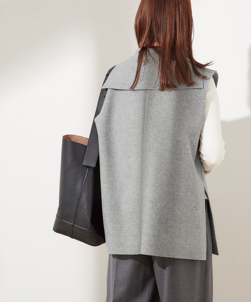 新品 PROTAGONISTA プロタゴニスタ ベスト キャメル 新品 PROTAGONISTA