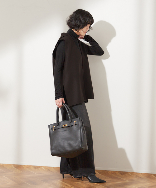 PROTAGONISTA（プロタゴニスタ）の「【PROTAGONISTA/プロタゴニスタ】WL ジレ（ベスト・レディース・ライトグレー/ブラウン・FREE）」の12枚目の写真