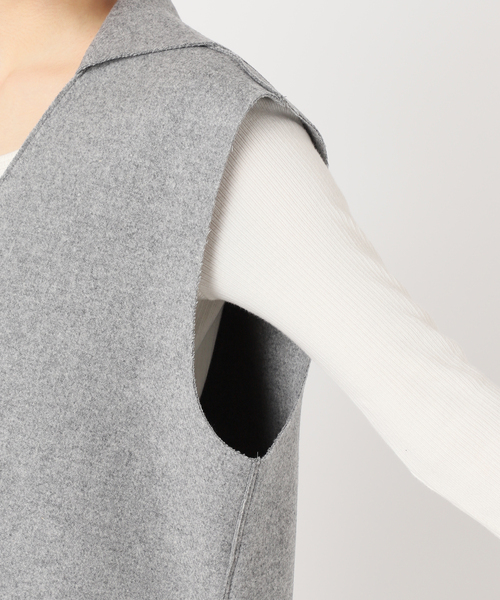 PROTAGONISTA（プロタゴニスタ）の「【PROTAGONISTA/プロタゴニスタ】WL ジレ（ベスト・レディース・ライトグレー/ブラウン・FREE）」の22枚目の写真