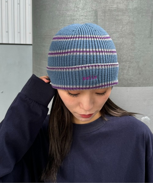 ニットキャップ・ビーニー Atiissu 25SS / Dia Beanie Atiissu : 25SS / Weave Beanie (3colors) (ATiiSSU/ニット