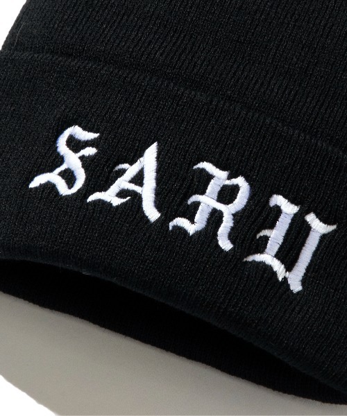 Kinetics（キネティクス）の「"Kinetics × TOKYO TRIBE" SANTA INOUE SARU IRON-ON LETTER KNIT CAP（キネティクス × トーキョートライブ 井上三太 サル アイロンオン レター ニットキャップ）（ニットキャップ/ビーニー・メンズ・ブラック/カーキ/ネイビー/グリーン/オレンジ系・FREE）」の11枚目の写真