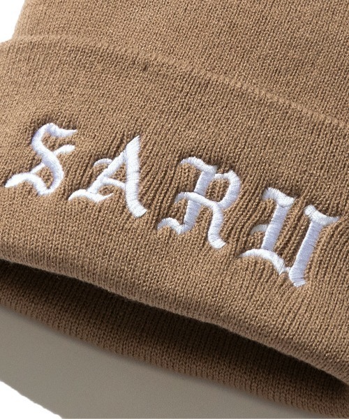 Kinetics（キネティクス）の「"Kinetics × TOKYO TRIBE" SANTA INOUE SARU IRON-ON LETTER KNIT CAP（キネティクス × トーキョートライブ 井上三太 サル アイロンオン レター ニットキャップ）（ニットキャップ/ビーニー・メンズ・ブラック/カーキ/ネイビー/グリーン/オレンジ系・FREE）」の13枚目の写真
