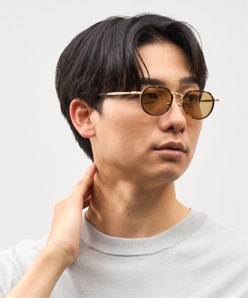 Knuth Marf(クヌースマーフ)の「Zoff|Knuth Marf ボストン型 サングラス|クヌースマーフ|クラウンパント|カラーレンズ|UVカット 紫外線対策|ユニセックス |スタイリッシュ|高級感(サングラス・レディース・ブラウン系その他2・FREE)」の8枚目の写真