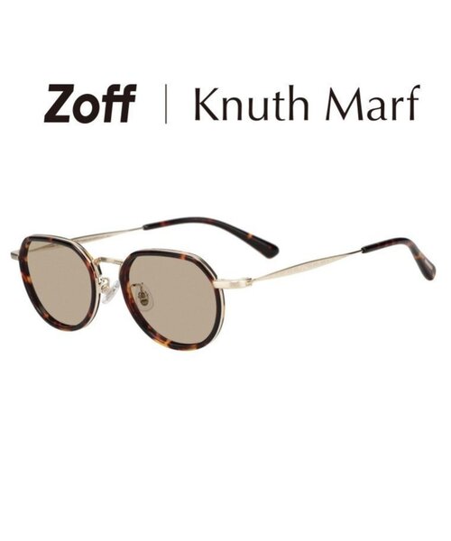Knuth Marf(クヌースマーフ)の「Zoff|Knuth Marf ボストン型 サングラス|クヌースマーフ|クラウンパント|カラーレンズ|UVカット 紫外線対策|ユニセックス |スタイリッシュ|高級感(サングラス・レディース・ブラウン系その他2・FREE)」の19枚目の写真