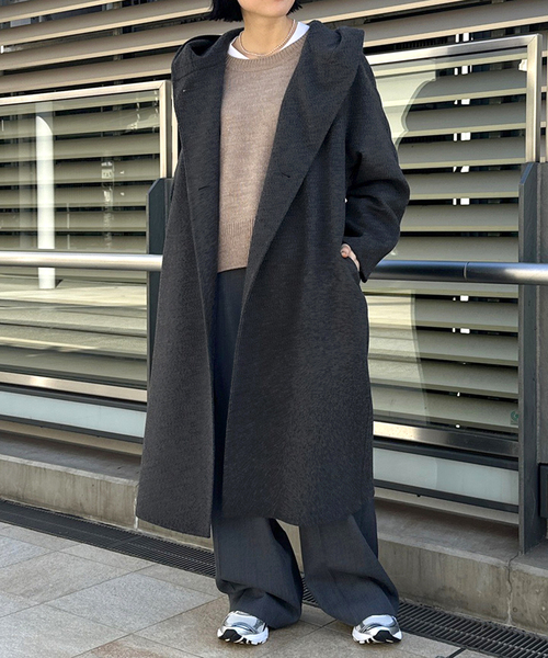 AP STUDIO（エーピーストゥディオ）の「フーデットリバーコート