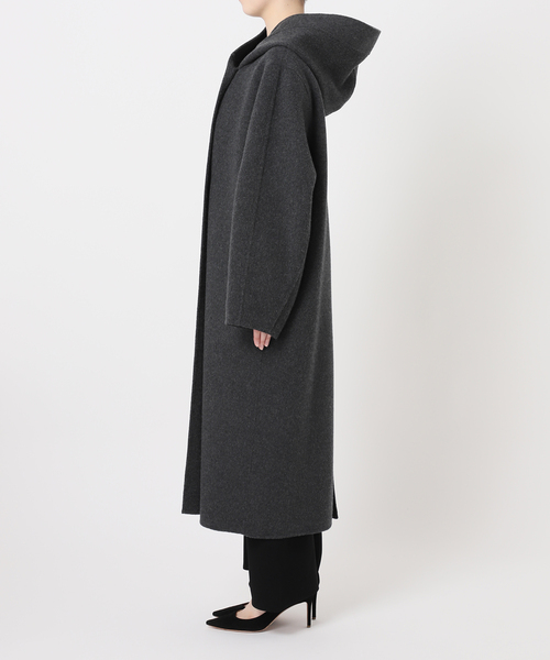 AP STUDIO（エーピーストゥディオ）の「フーデットリバーコート（その他アウター・レディース・グレー・36/38）」の20枚目の写真