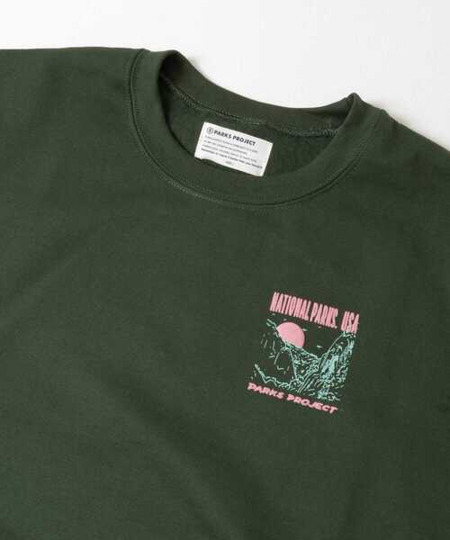 PARKS PROJECT(パークスプロジェクト)の「PARKS PROJECT NATIONAL PARKS SWEAT(スウェット・メンズ・グリーン/イエロー・MEDIUM/LARGE)」の20枚目の写真