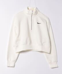 NIKE ナイキ W PHNX FLC QZ CROP スウェット DQ5768 133SAIL/BLK
