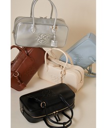 SNIDEL（スナイデル）の「エンボスロゴボストンバッグ（ショルダー