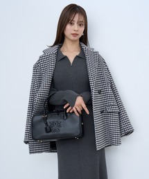 SNIDEL（スナイデル）の「エンボスロゴボストンバッグ（ショルダー