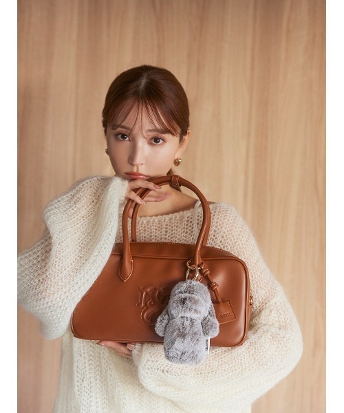 エンボスロゴボストンバッグ スナイデル SNIDEL（スナイデル）の「エンボスロゴボストンバッグ（ショルダー