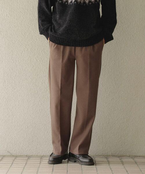 ITEMS URBANRESEARCH（アイテムズ アーバンリサーチ）の「静電気防止 ウールタッチTR スラックス（その他パンツ・メンズ・ベージュ/モカ/ブラック/グレー・LARGE/MEDIUM）」の5枚目の写真