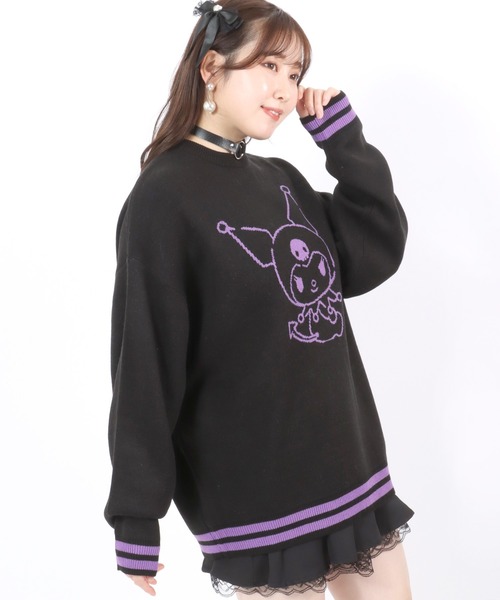 ニット セーター 「Sanrio/サンリオキャラクターズ」クロミジャガードニット レディース Sanrio/サンリオキャラクターズ】クロミジャガードニット