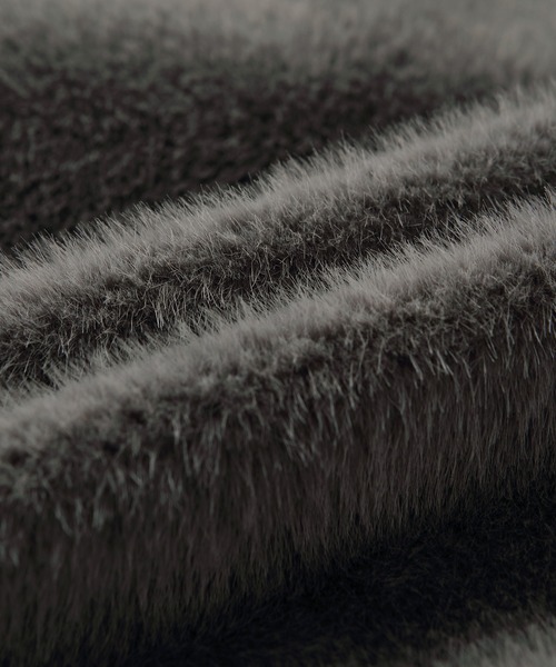 by LEGNA（バイレグナ）の「フェイクファー ジャケット パーカー（その他アウター・レディース・ベージュ系その他/ダークグレー/モカ/ブラック・FREE）」の16枚目の写真