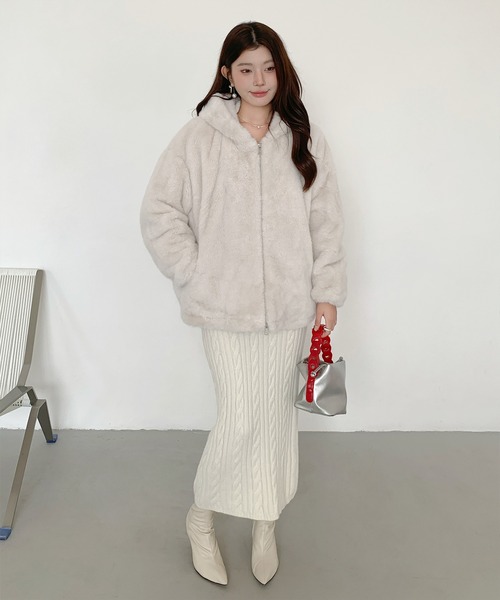 アメリカ購入 定価5万 カシミア100ふわふわパーカー ダークグレー 裏起毛ピグメントウォッシュドパーカー | レディースファッション通販