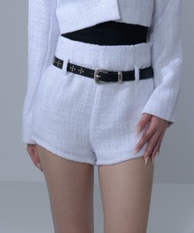 Ellno de Mavie ワンピース Tシャツ ラメ ホワイト 白 F Ellno de Mavie（エルノデメヴィ）｜ワンピース/ドレス一覧 - WEAR