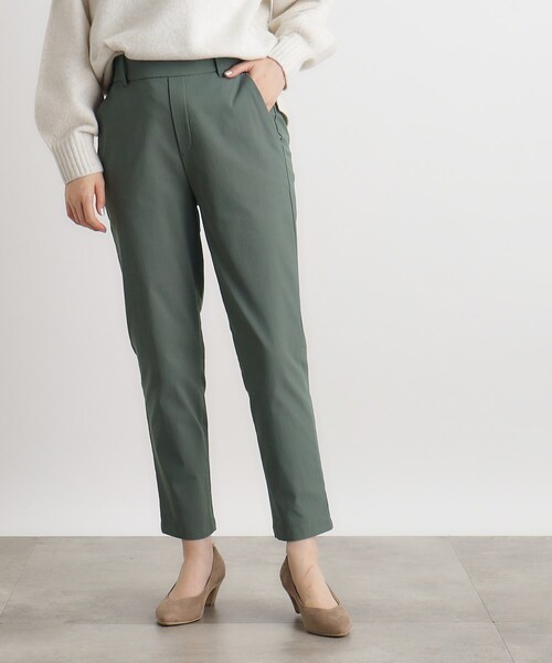 grove(グローブ)の「◆【多機能】裏起毛ハイパーストレッチテーパードパンツ(その他パンツ・レディース・ナチュラル/ブラック/オリーブ/ブラック系1・02/03/00/01/04/05)」の4枚目の写真