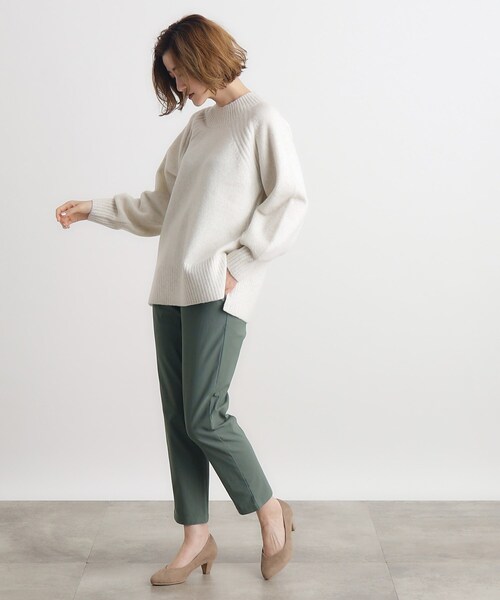 grove(グローブ)の「◆【多機能】裏起毛ハイパーストレッチテーパードパンツ(その他パンツ・レディース・ナチュラル/ブラック/オリーブ/ブラック系1・02/03/00/01/04/05)」の11枚目の写真