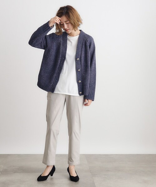 grove(グローブ)の「◆【多機能】裏起毛ハイパーストレッチテーパードパンツ(その他パンツ・レディース・ナチュラル/ブラック/オリーブ/ブラック系1・02/03/00/01/04/05)」の14枚目の写真