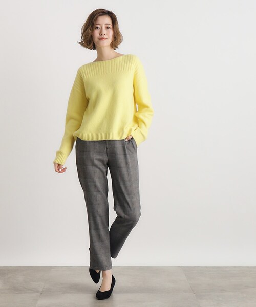 grove(グローブ)の「◆【多機能】裏起毛ハイパーストレッチテーパードパンツ(その他パンツ・レディース・ナチュラル/ブラック/オリーブ/ブラック系1・02/03/00/01/04/05)」の19枚目の写真
