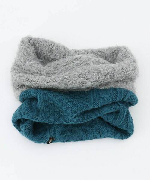 FRAPBOIS(フラボア)の「ケーブルシャギー ネックウォーマー(ネックウォーマー/スヌード・レディース・オフホワイト/ブルーグリーン・FREE)」の15枚目の写真