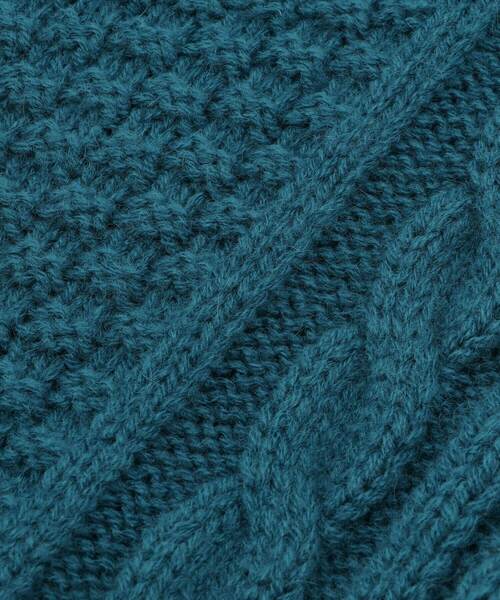 FRAPBOIS(フラボア)の「ケーブルシャギー ネックウォーマー(ネックウォーマー/スヌード・レディース・オフホワイト/ブルーグリーン・FREE)」の12枚目の写真