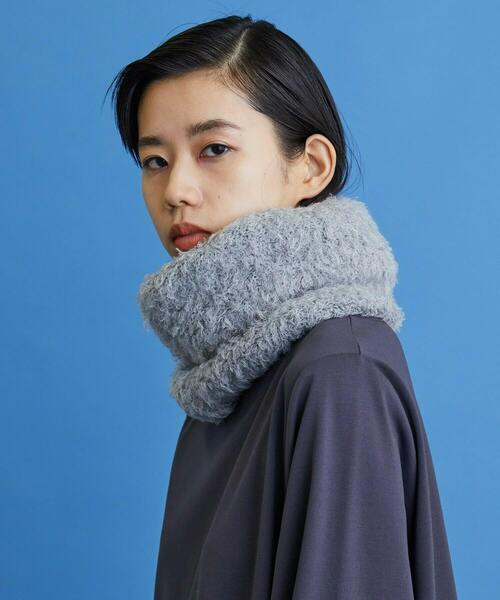 セール】ケーブルシャギー ネックウォーマー（ネックウォーマー