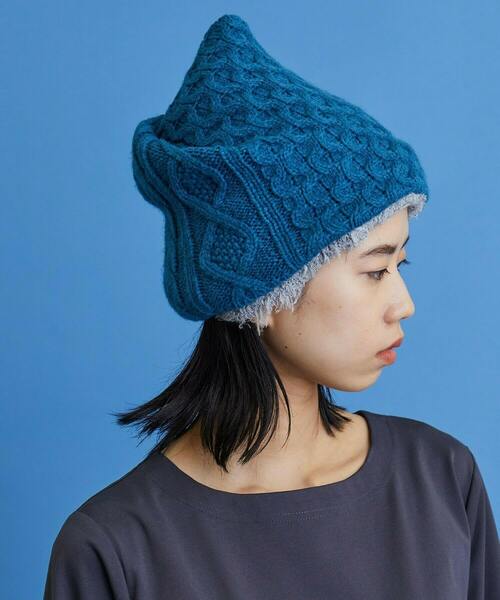 FRAPBOIS(フラボア)の「ケーブルシャギー ネックウォーマー(ネックウォーマー/スヌード・レディース・オフホワイト/ブルーグリーン・FREE)」の6枚目の写真