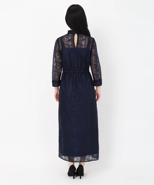 レイヤーストライプレースワンピース（ワンピース）｜STRAWBERRY