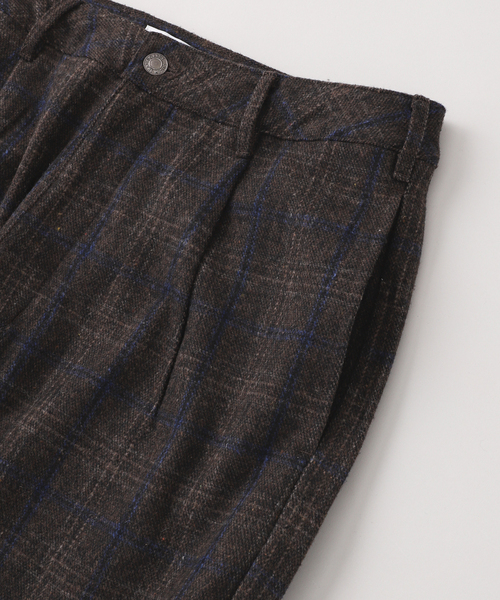 Evisen Skateboards(エビセンスケートボード)の「Evisen skateboards WOOL BOHEMIAN PANTS(スラックス・メンズ・ブラウン・LARGE/MEDIUM)」の4枚目の写真