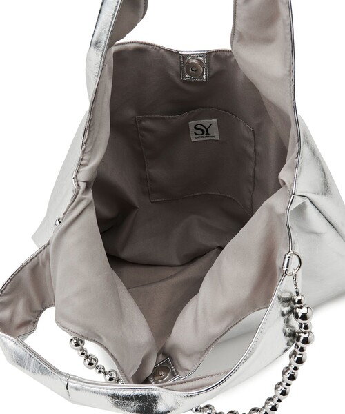 UNITED ARROWS ACATE ショルダーバッグ グレー セール】＜SY＞ボールラインアクセ バッグ○（ショルダーバッグ）｜SY