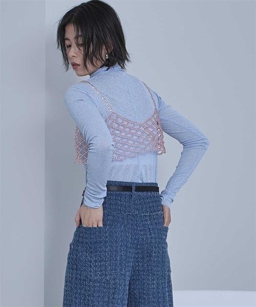 クリアビーズビスチェ（キャミソール）｜miette（ミエット）の