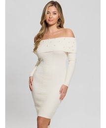 LS Off Shoulder Amber Cable Dress ワンピース