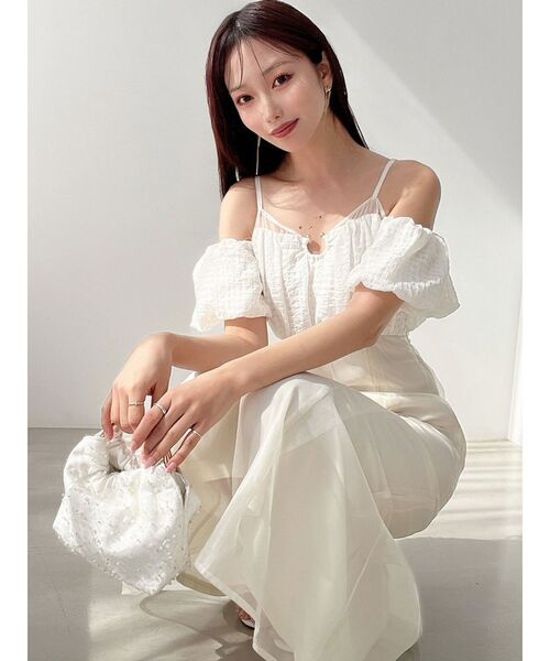 RESEXXY（リゼクシー）の「クリアスパンコールバッグ（ハンドバッグ・レディース・ピンク/ホワイト・FREE）」の8枚目の写真