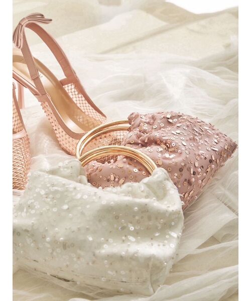 RESEXXY（リゼクシー）の「クリアスパンコールバッグ（ハンドバッグ・レディース・ピンク/ホワイト・FREE）」の10枚目の写真