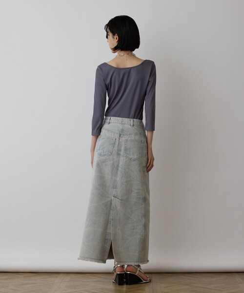 GRACE CONTINENTAL（グレースコンチネンタル）の「ピグメントタイトスカート（スカート・レディース・ピンク/ブルー・38/36）」の15枚目の写真