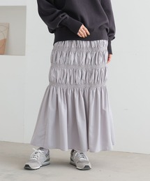 n'OrLABEL | 『シャーリングデザインスカート』(スカート)