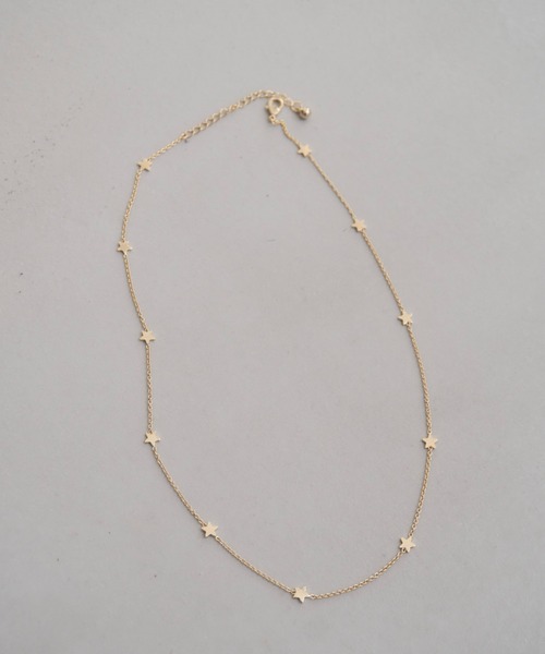 mellowneon(メロウネオン)の「スターチェーンネックレス(ネックレス・レディース・ゴールド/シルバー・FREE)」の1枚目の写真
