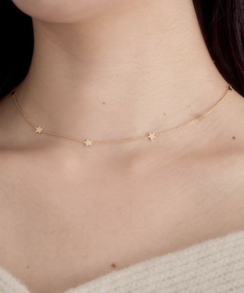 mellowneon(メロウネオン)の「スターチェーンネックレス(ネックレス・レディース・ゴールド/シルバー・FREE)」の6枚目の写真