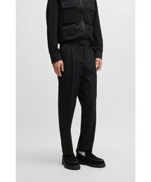 HUGO | スリムフィットパンツ シアサッカー(その他パンツ)