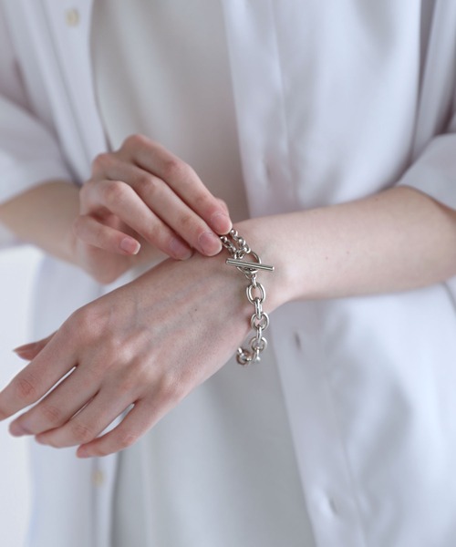 SOCCE（ソーシー）の「【MADE IN JAPAN】ダブルチェーンマンテルブレスレット（ブレスレット・メンズ・シルバー・F）」の11枚目の写真