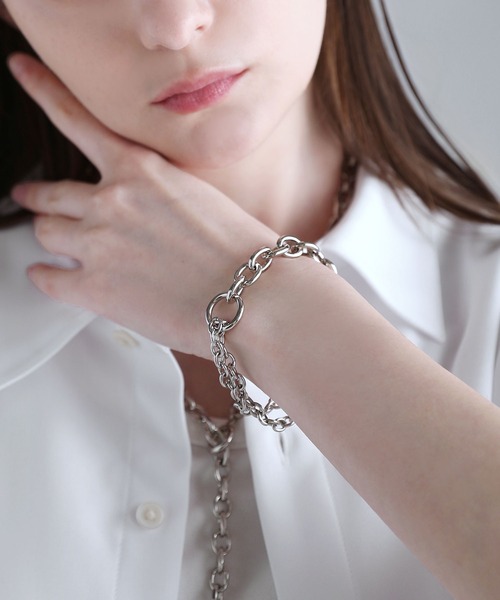 MADE IN JAPAN】ダブルチェーンマンテルブレスレット（ブレスレット