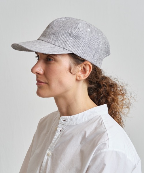 Nine Tailor(ナインテイラー)の「Nine Tailor Larch Cap (N-1413)(キャップ・メンズ・ホワイト系その他/ブルー系その他・FREE)」の2枚目の写真