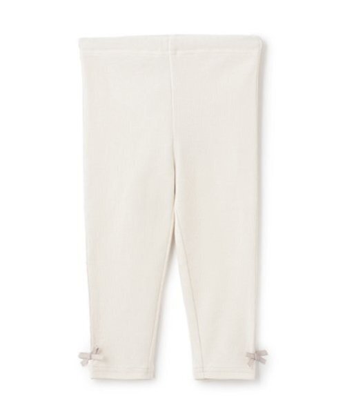 petit main(プティマイン)の「【プティプラ】GIRLS10分丈レギンス(レギンス/スパッツ・キッズ・レッド/チャコール/ブラック/アイボリー/ブルー/ブルーグレー/ライトピンク/ライトグリーン/ライトグレー・130cm/90cm/80cm/110cm/100cm/120cm)」の2枚目の写真