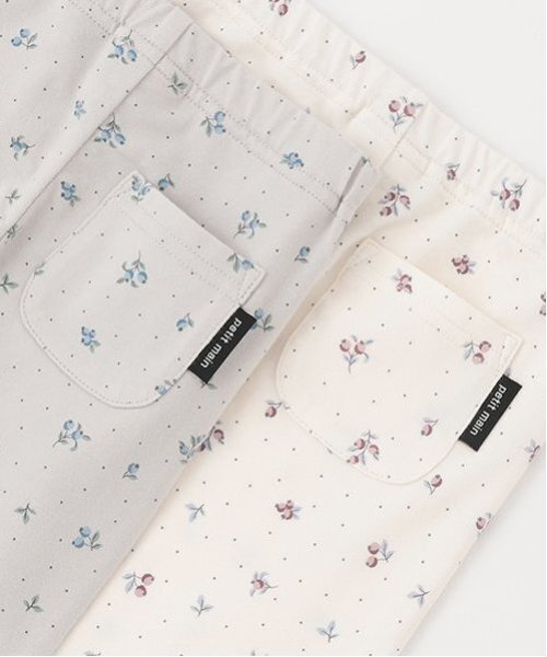 petit main(プティマイン)の「【プティプラ】GIRLS10分丈レギンス(レギンス/スパッツ・キッズ・レッド/チャコール/ブラック/アイボリー/ブルー/ブルーグレー/ライトピンク/ライトグリーン/ライトグレー・130cm/90cm/80cm/110cm/100cm/120cm)」の13枚目の写真