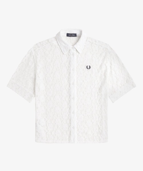 FRED PERRY（フレッドペリー）の「Lace Shirt／レースシャツ（シャツ/ブラウス・レディース・ホワイト・10）」の10枚目の写真